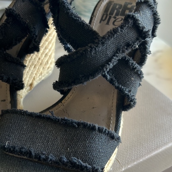 Free Press Wrap Around Espadrilles Wedges - Picture 2 of 5